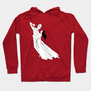 Couple dancing tango Hoodie